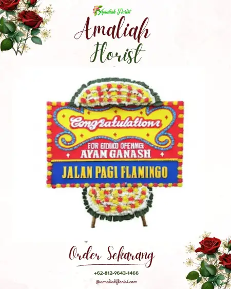 Sewa Papan Bunga Nanjung Wangi