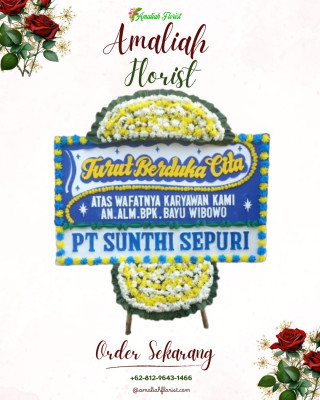 Papan Bunga Duka di Nanjung Wangi